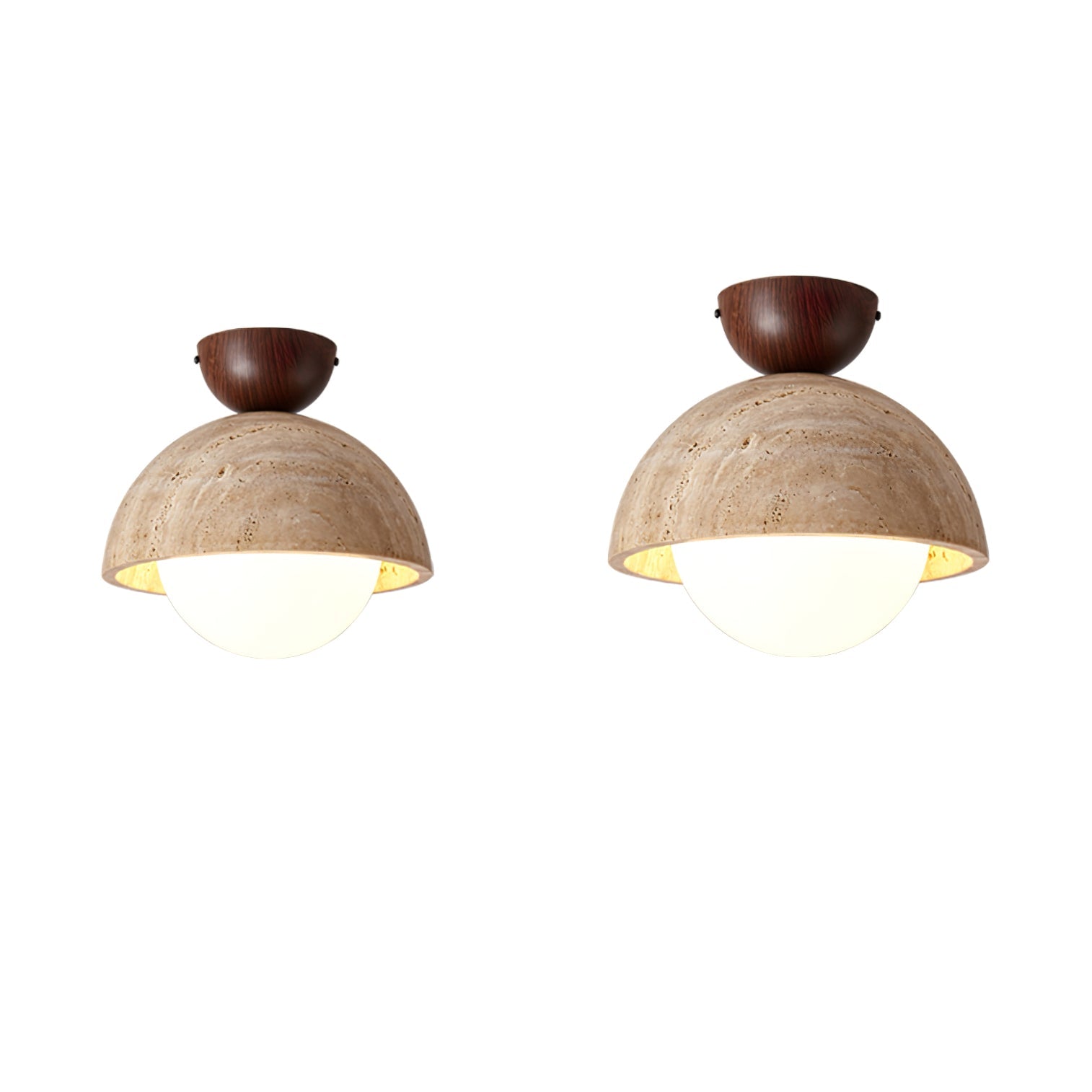 Solana Travertine Ceiling Light - Lamp Outdoor