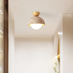 Solana Travertine Ceiling Light - Lamp Outdoor