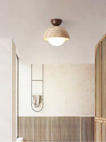 Solana Travertine Ceiling Light - Lamp Outdoor
