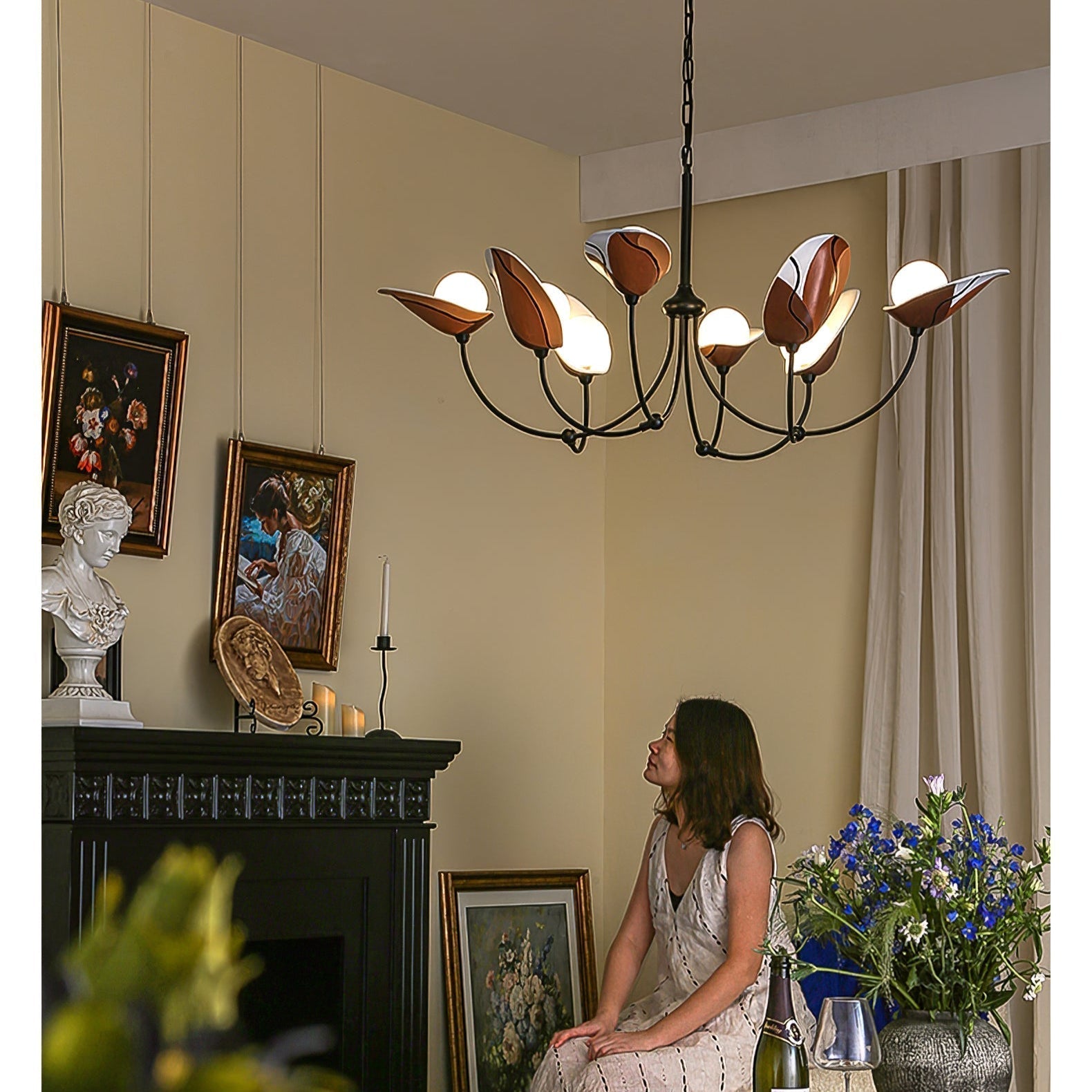 Florea Bloom Chandelier - Lamp Outdoor