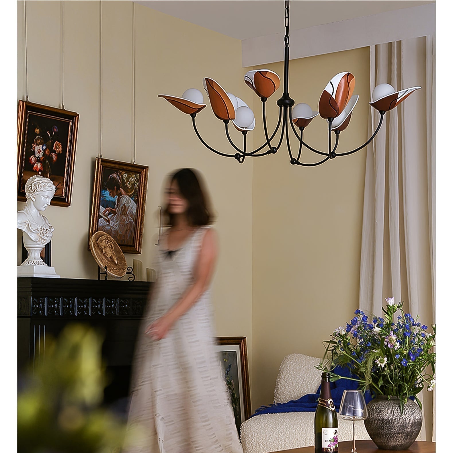 Florea Bloom Chandelier - Lamp Outdoor