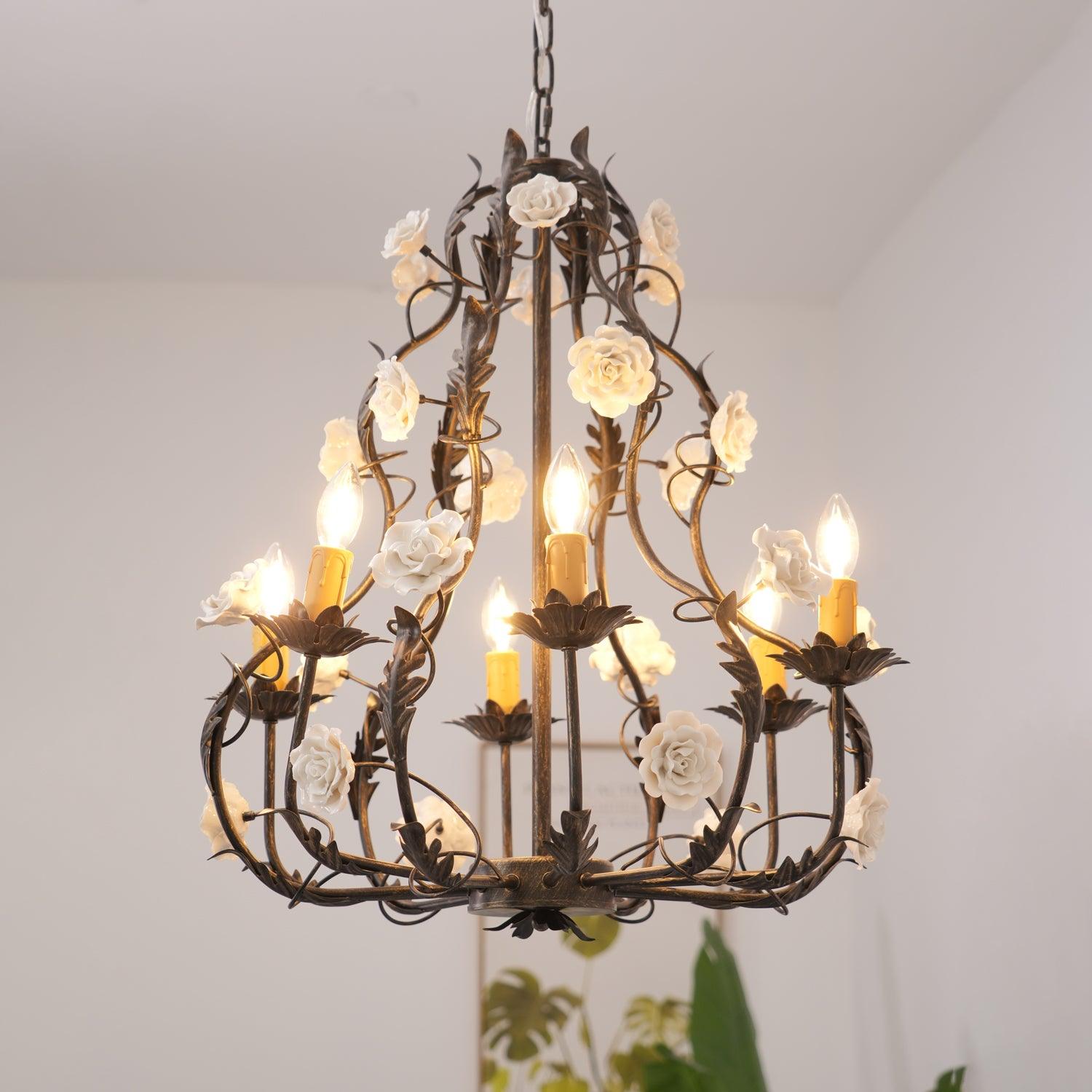 Judy Luxury Metal Chandelier - Lamp Outdoor