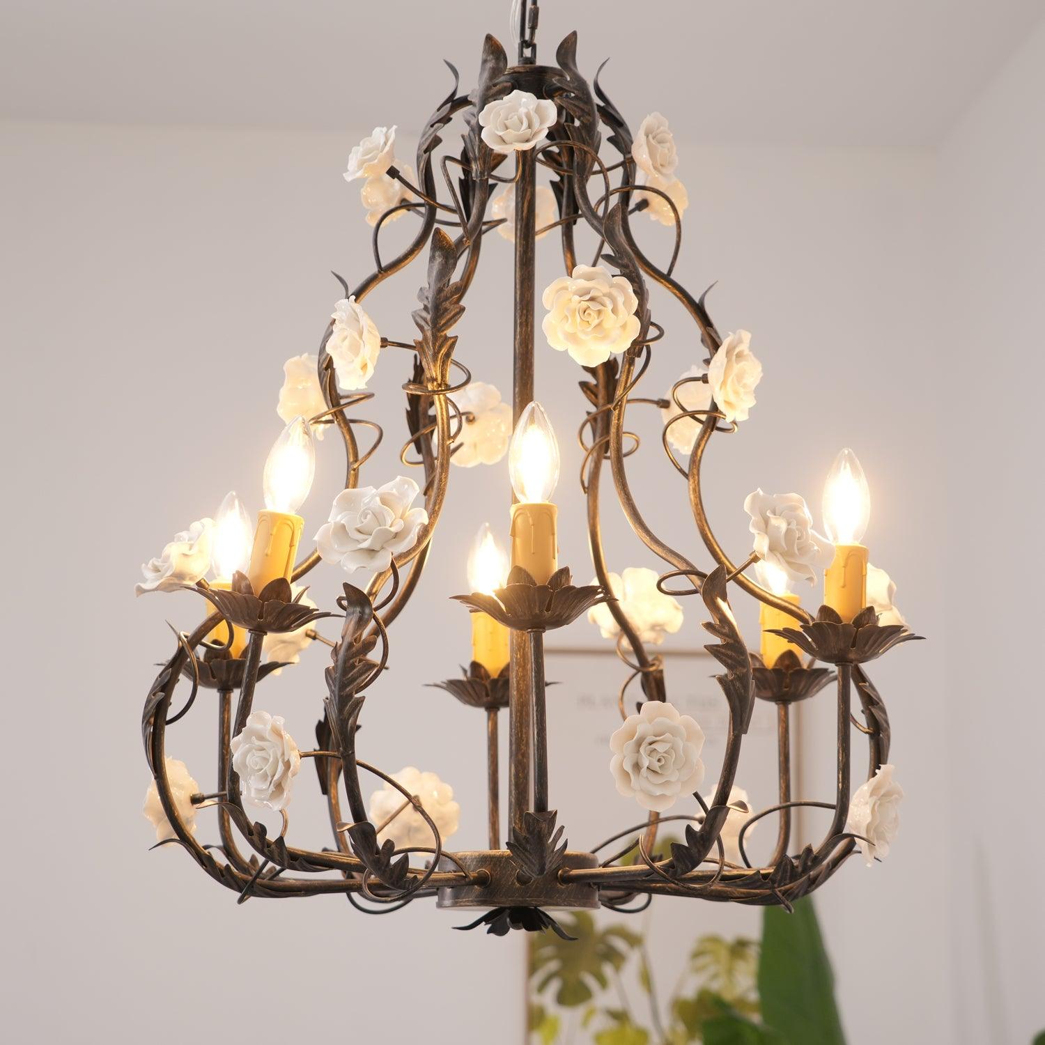 Judy Luxury Metal Chandelier - Lamp Outdoor