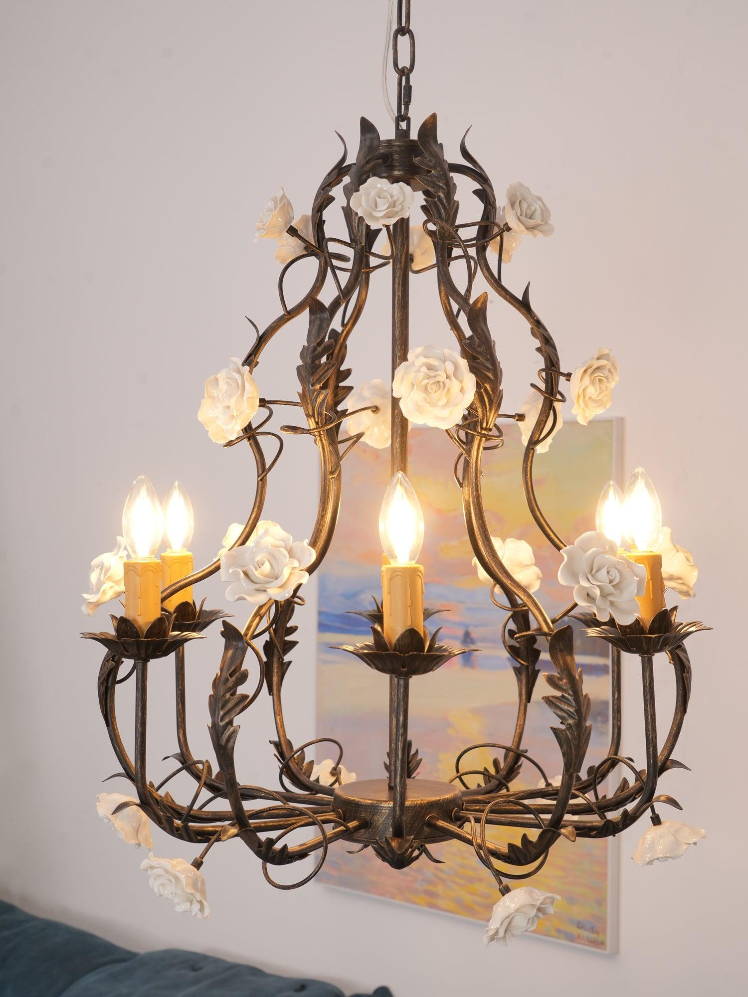 Judy Luxury Metal Chandelier - Lamp Outdoor
