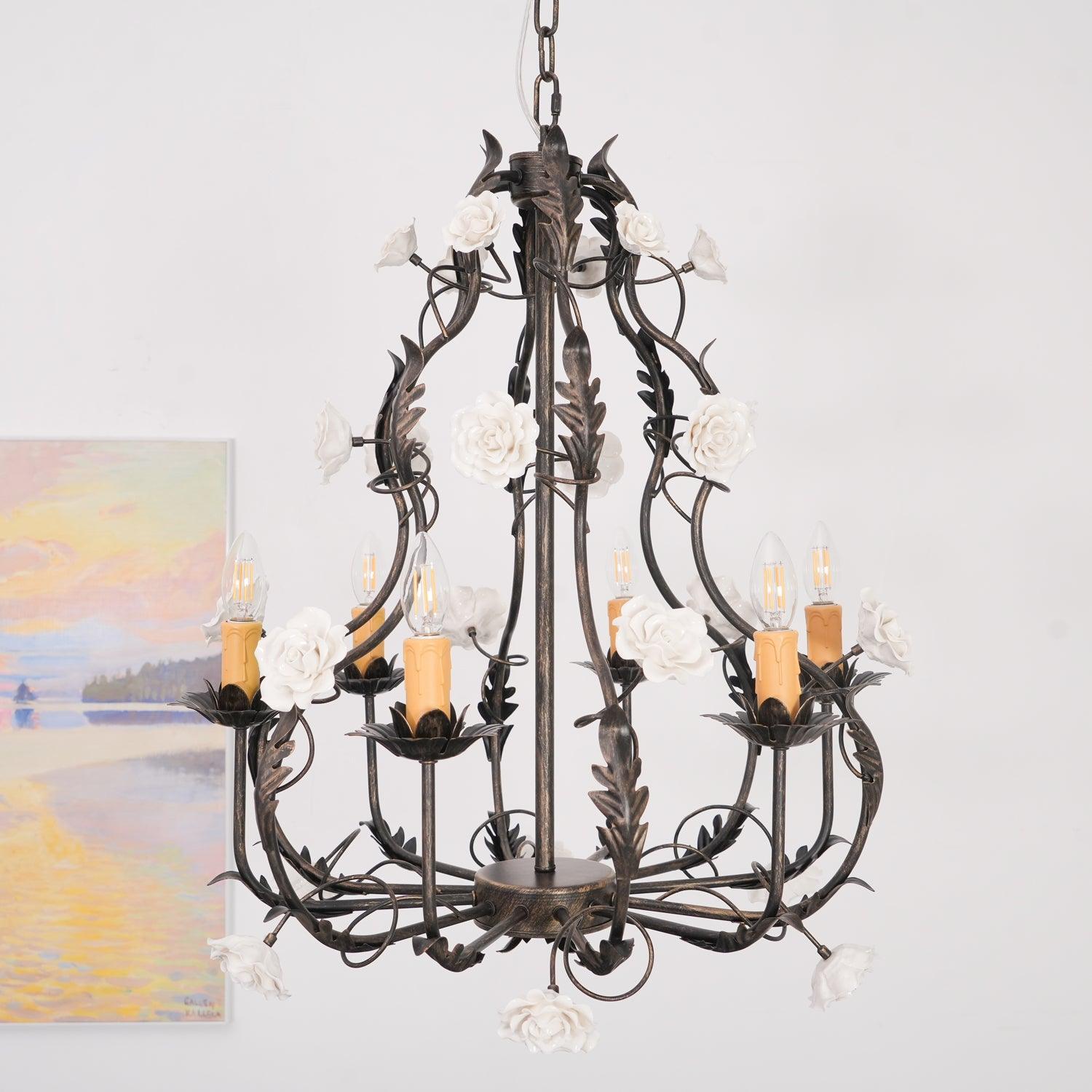 Judy Luxury Metal Chandelier - Lamp Outdoor