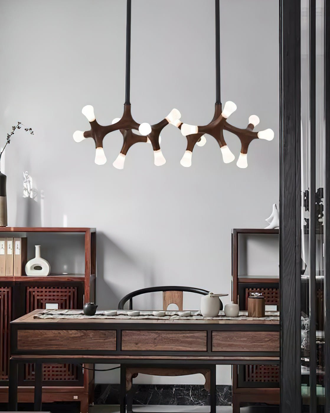 Mynorila Branch-Design Wood Pendant Light - Lamp Outdoor