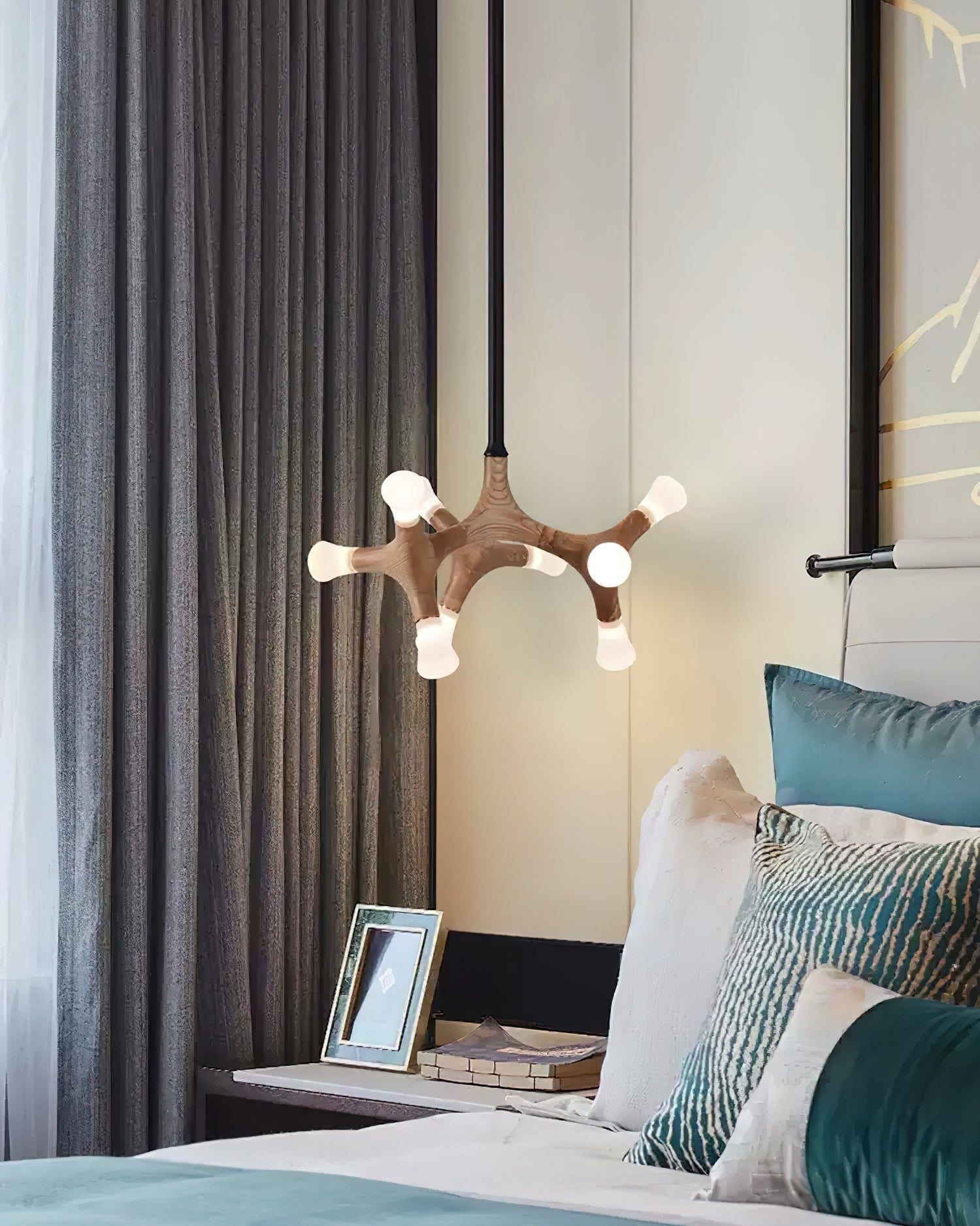 Mynorila Branch-Design Wood Pendant Light - Lamp Outdoor