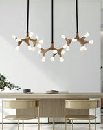 Mynorila Branch-Design Wood Pendant Light - Lamp Outdoor