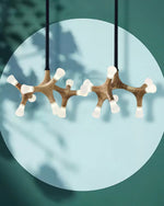 Mynorila Branch-Design Wood Pendant Light - Lamp Outdoor
