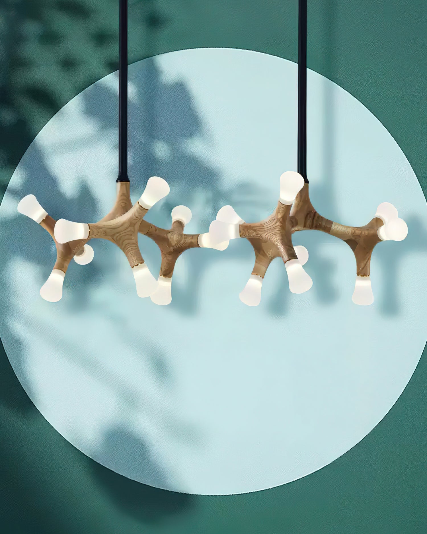 Mynorila Branch-Design Wood Pendant Light - Lamp Outdoor