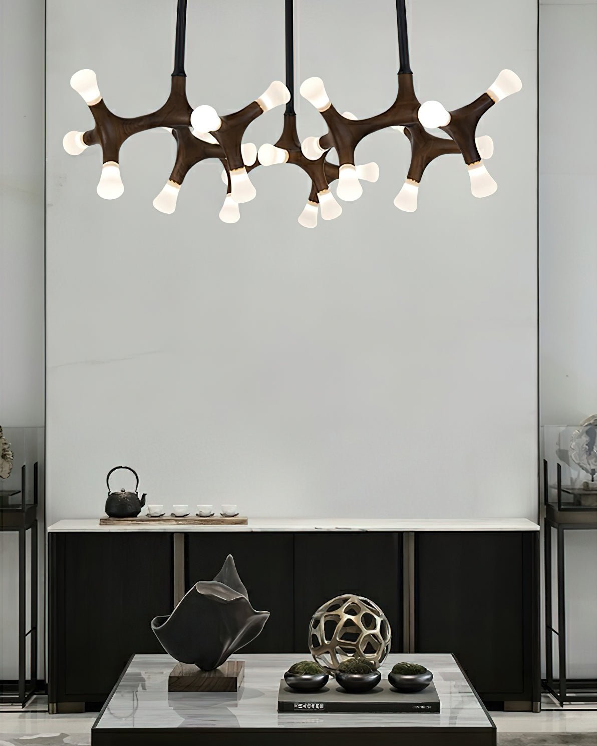 Mynorila Branch-Design Wood Pendant Light - Lamp Outdoor