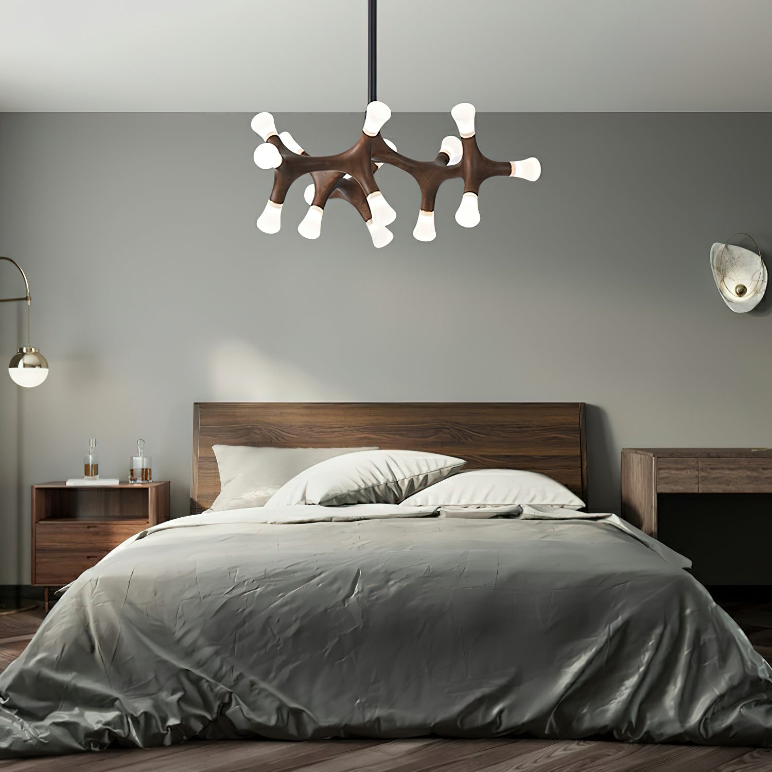 Mynorila Branch-Design Wood Pendant Light - Lamp Outdoor