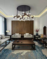 Mynorila Branch-Design Wood Pendant Light - Lamp Outdoor