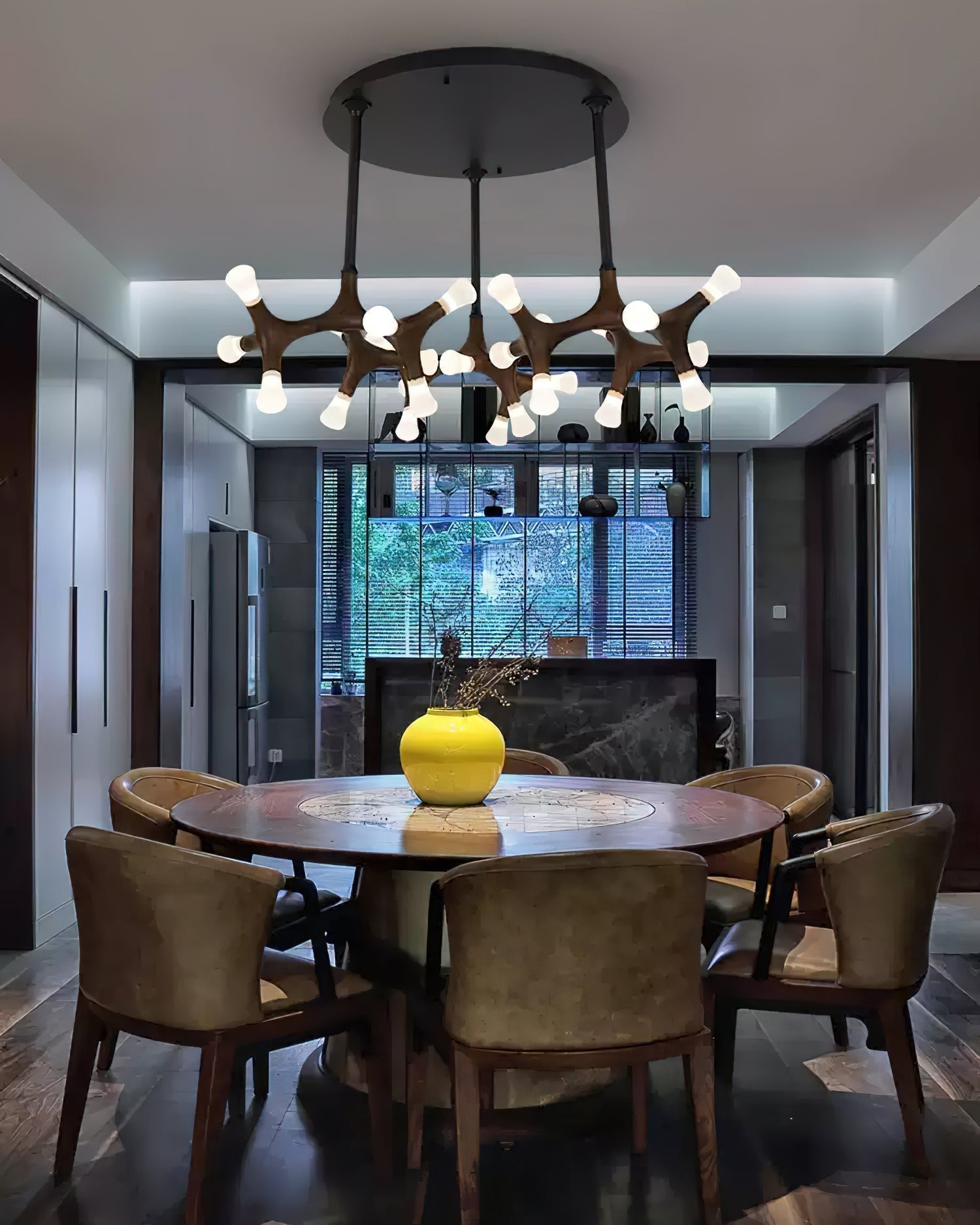 Mynorila Branch-Design Wood Pendant Light - Lamp Outdoor