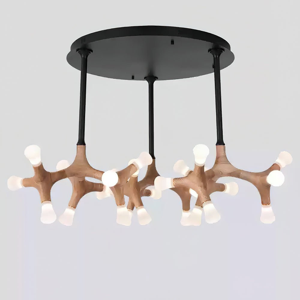 Mynorila Branch-Design Wood Pendant Light - Lamp Outdoor