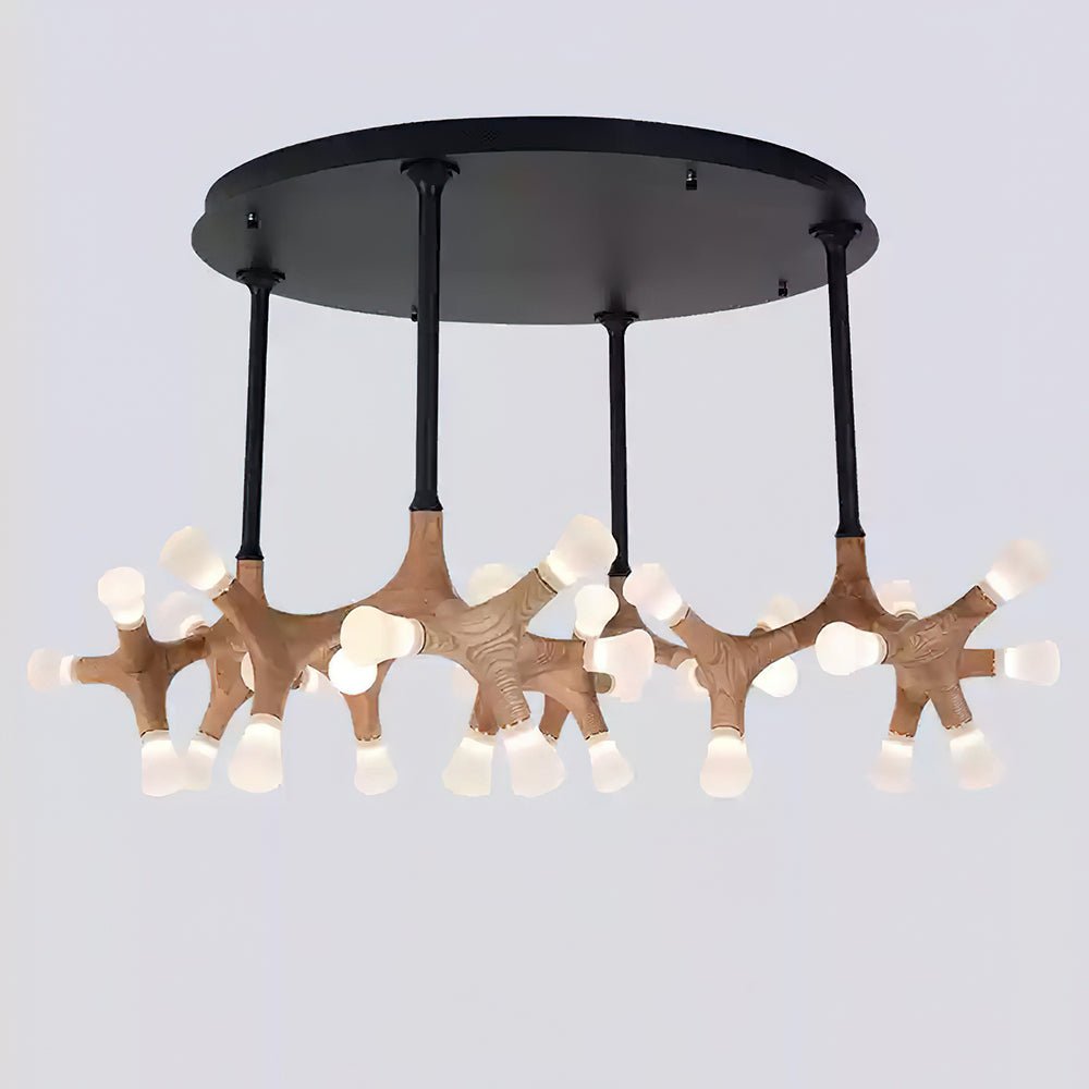 Mynorila Branch-Design Wood Pendant Light - Lamp Outdoor