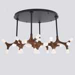 Mynorila Branch-Design Wood Pendant Light - Lamp Outdoor