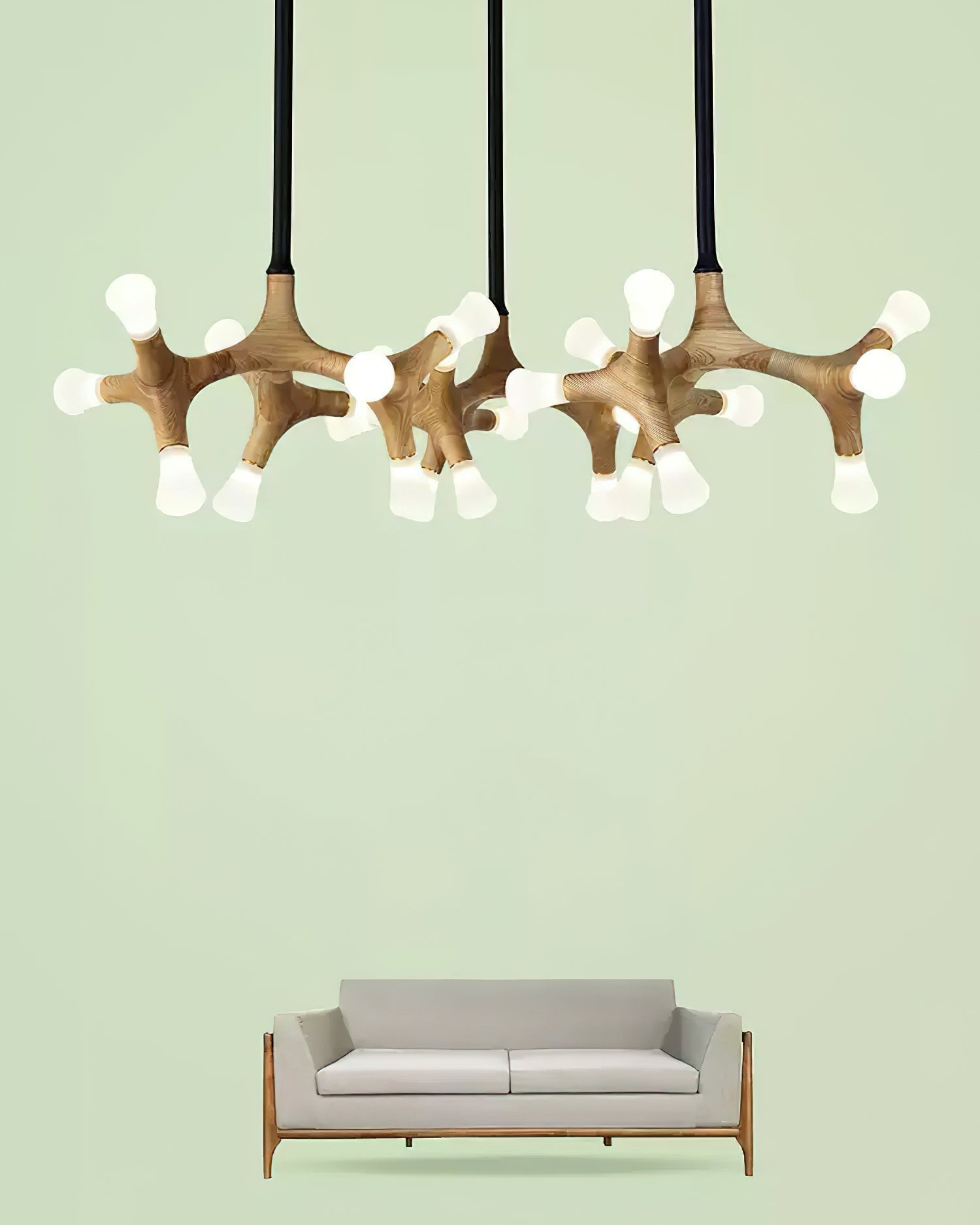 Mynorila Branch-Design Wood Pendant Light - Lamp Outdoor