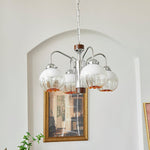 Ulliria Nordic Art Flower Walnut Glass Chandelier - Lamp Outdoor