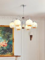 Ulliria Nordic Art Flower Walnut Glass Chandelier - Lamp Outdoor