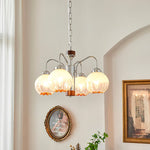 Ulliria Nordic Art Flower Walnut Glass Chandelier - Lamp Outdoor