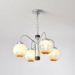 Ulliria Nordic Art Flower Walnut Glass Chandelier - Lamp Outdoor