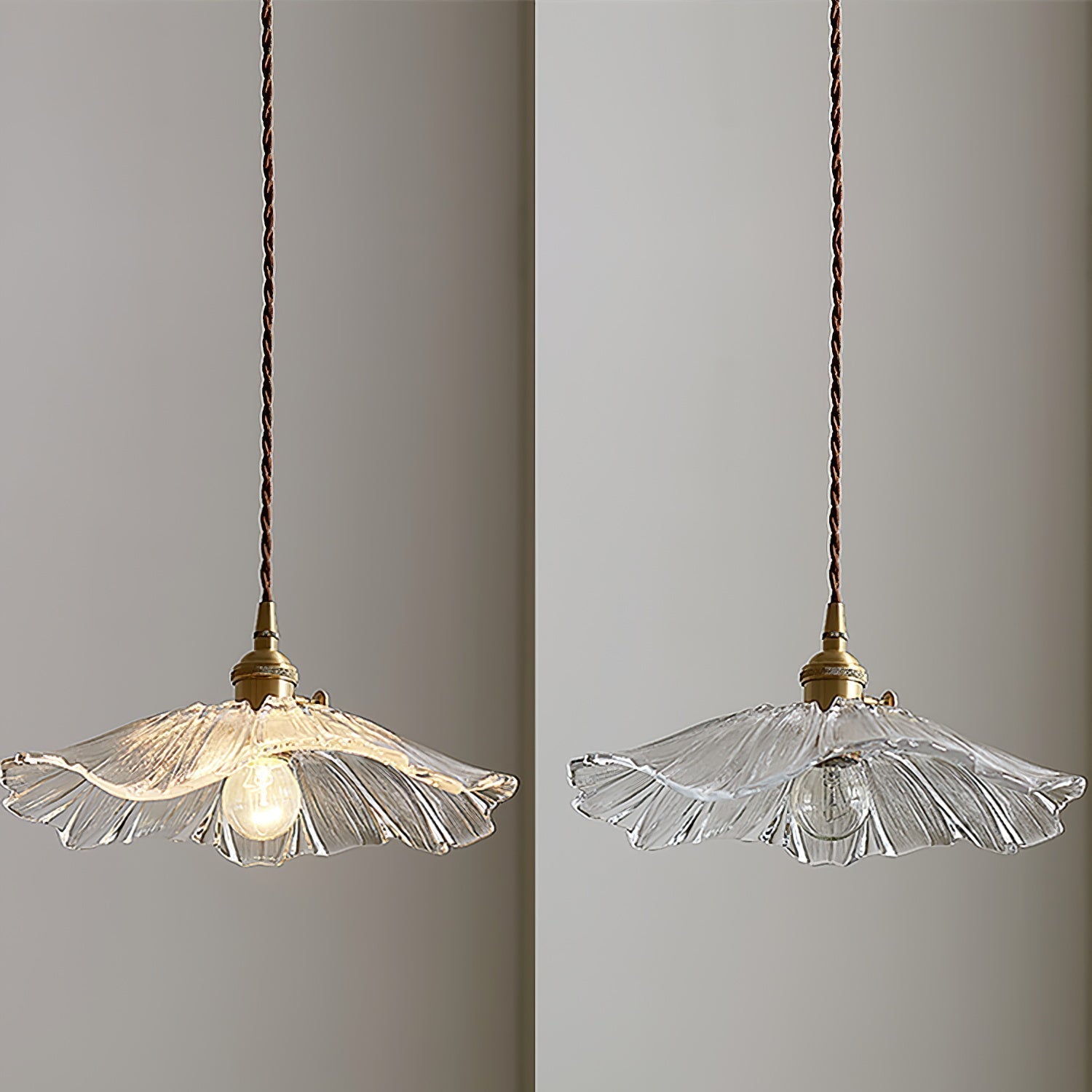 Calia Flower Glass Ceiling/Pendant Light - Lamp Outdoor