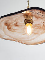 Flower Petal Glass Pendant Light - Lamp Outdoor