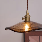 Flower Petal Glass Pendant Light - Lamp Outdoor