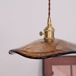 Flower Petal Glass Pendant Light - Lamp Outdoor