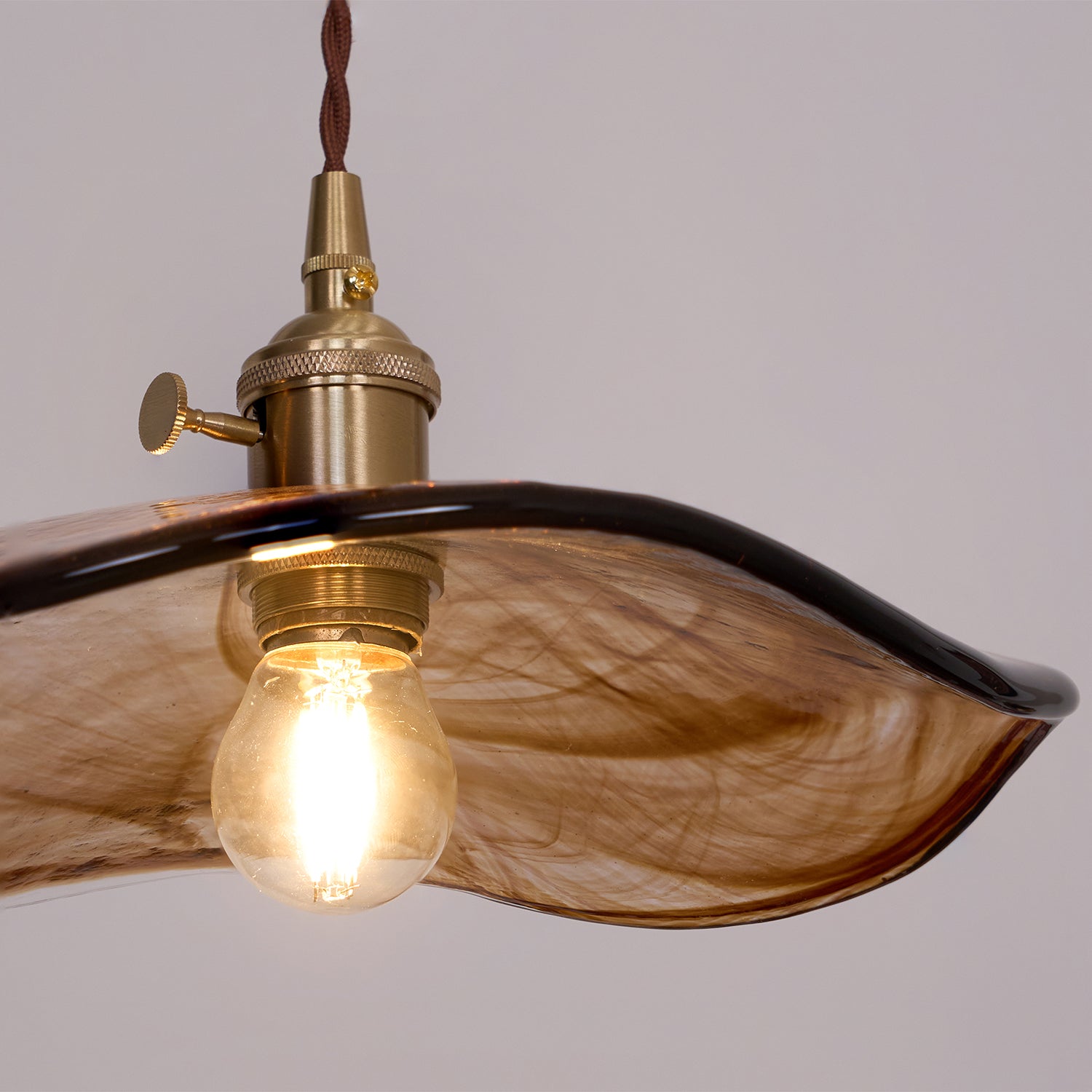 Flower Petal Glass Pendant Light - Lamp Outdoor