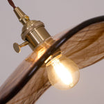 Flower Petal Glass Pendant Light - Lamp Outdoor