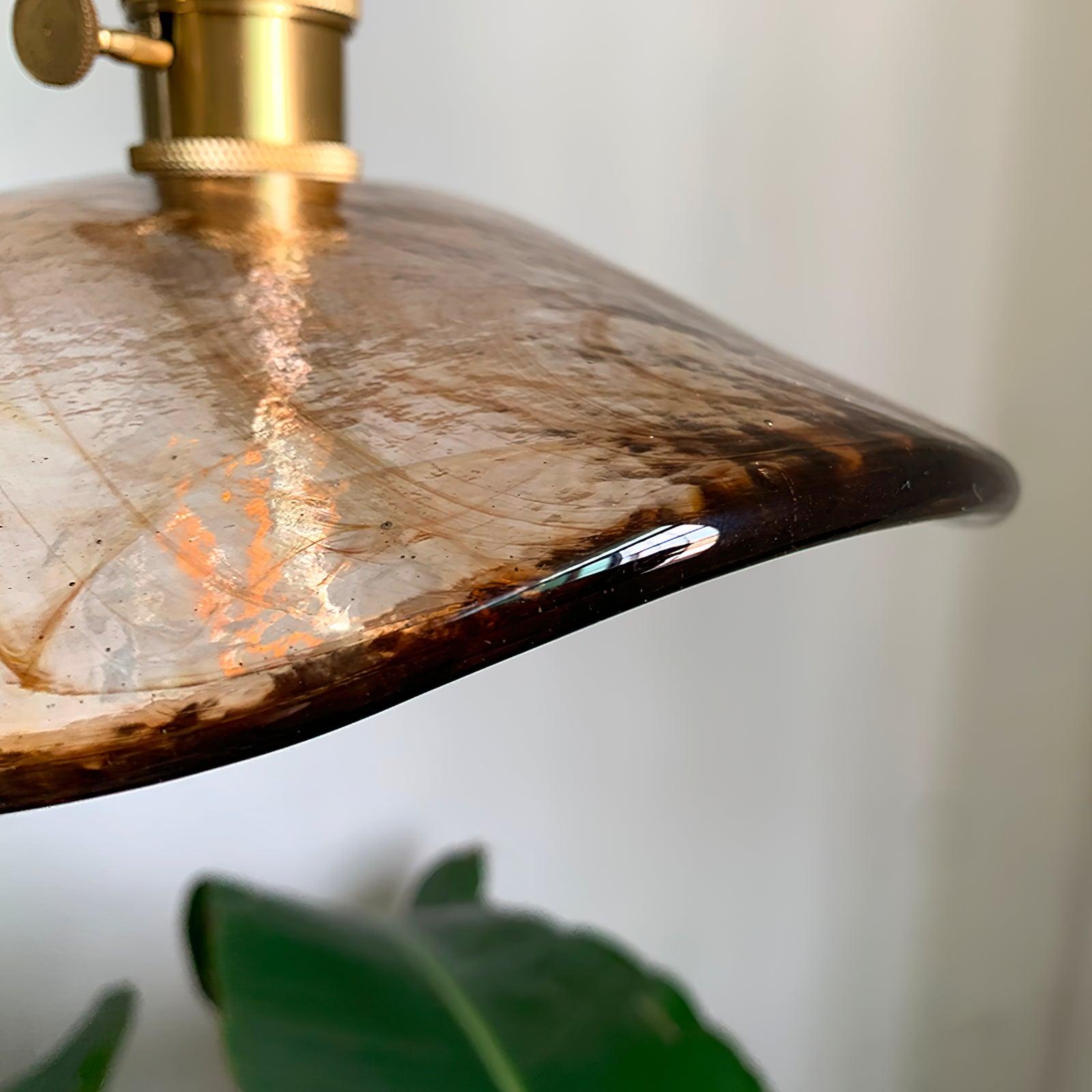 Flower Petal Glass Pendant Light - Lamp Outdoor
