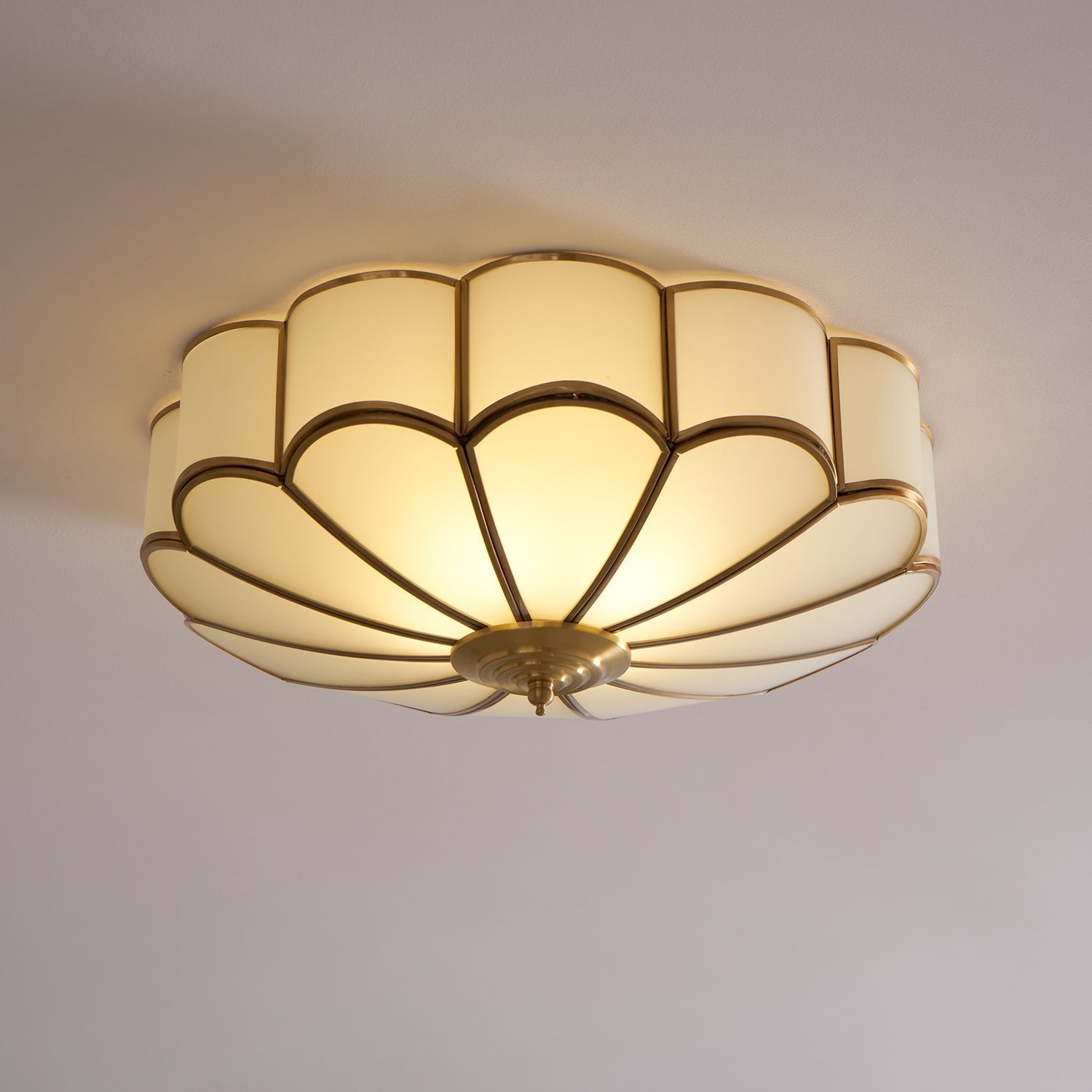 Flower Shape Glass Recessed Ceiling Light - Lamp Outdoor