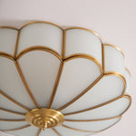 Flower Shape Glass Recessed Ceiling Light - Lamp Outdoor