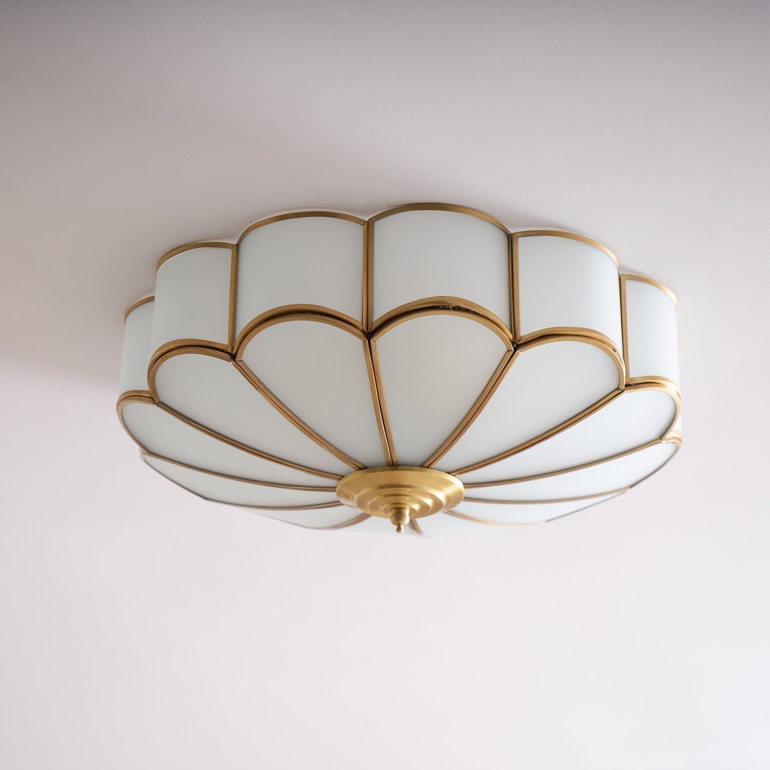Flower Shape Glass Recessed Ceiling Light - Lamp Outdoor