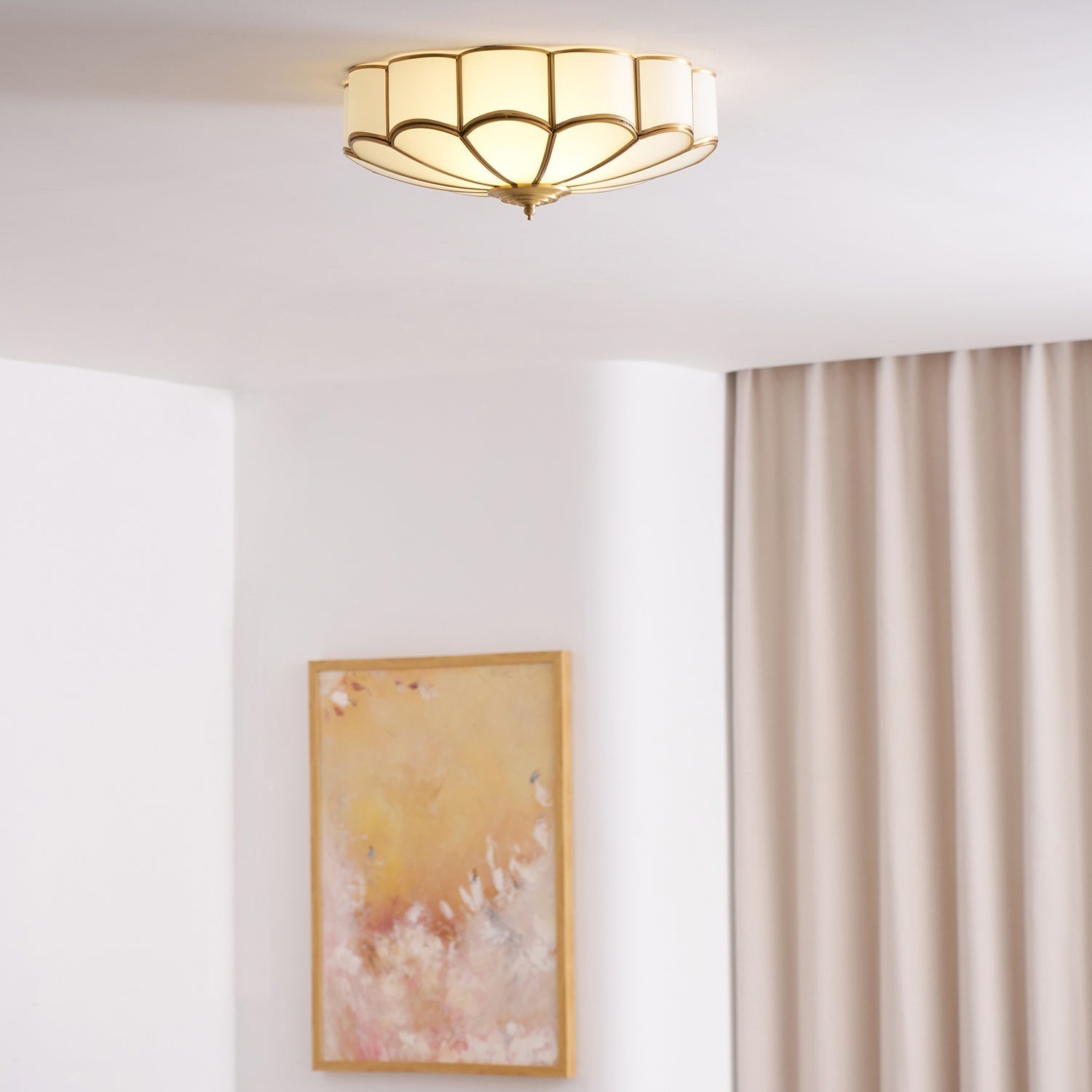 Flower Shape Glass Recessed Ceiling Light - Lamp Outdoor