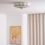 Flower Shape Glass Recessed Ceiling Light - Lamp Outdoor