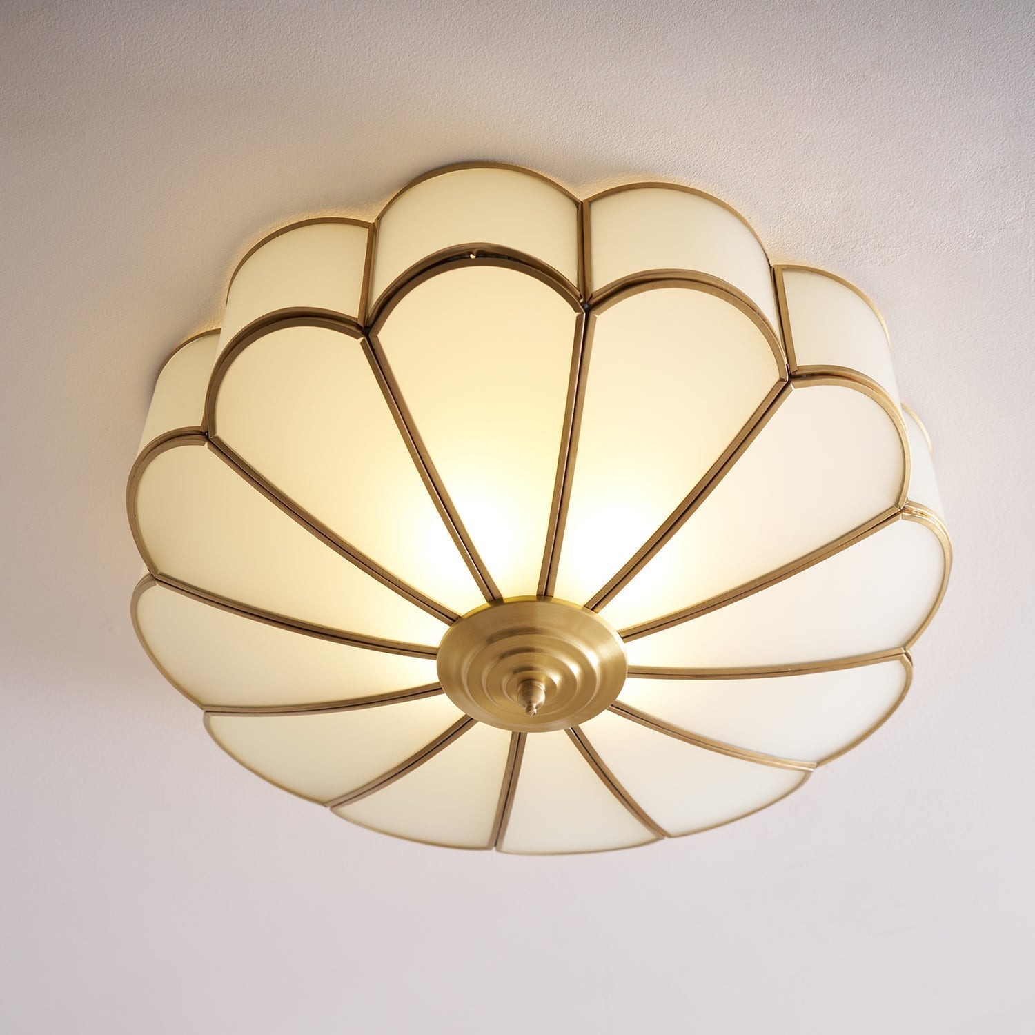 Flower Shape Glass Recessed Ceiling Light - Lamp Outdoor