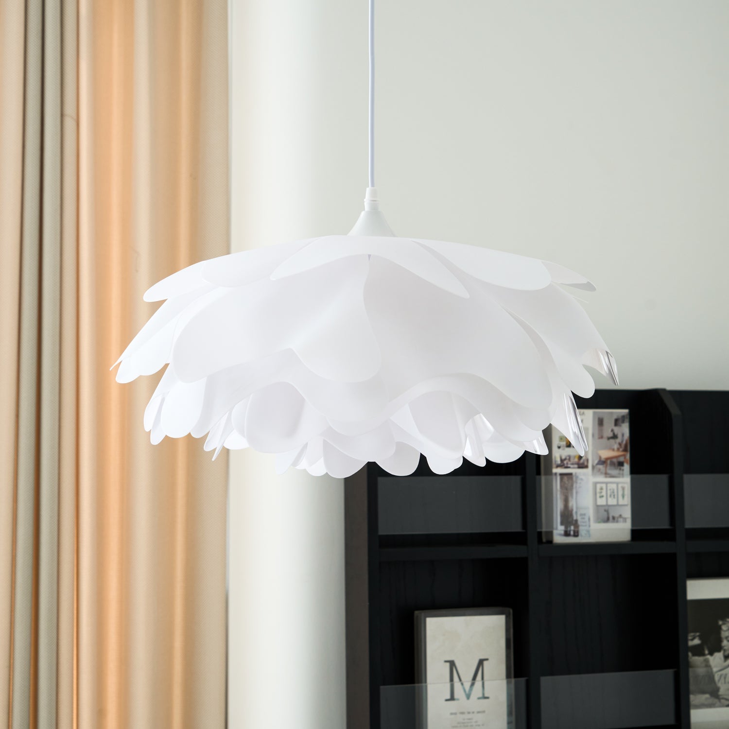 Flower Shaped White Pendant Lamp - Lamp Outdoor