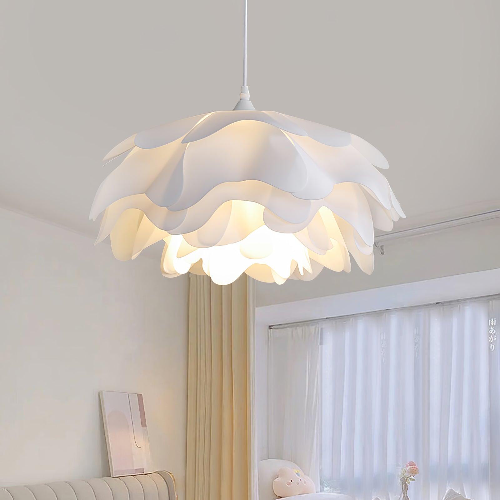 Flower Shaped White Pendant Lamp - Lamp Outdoor