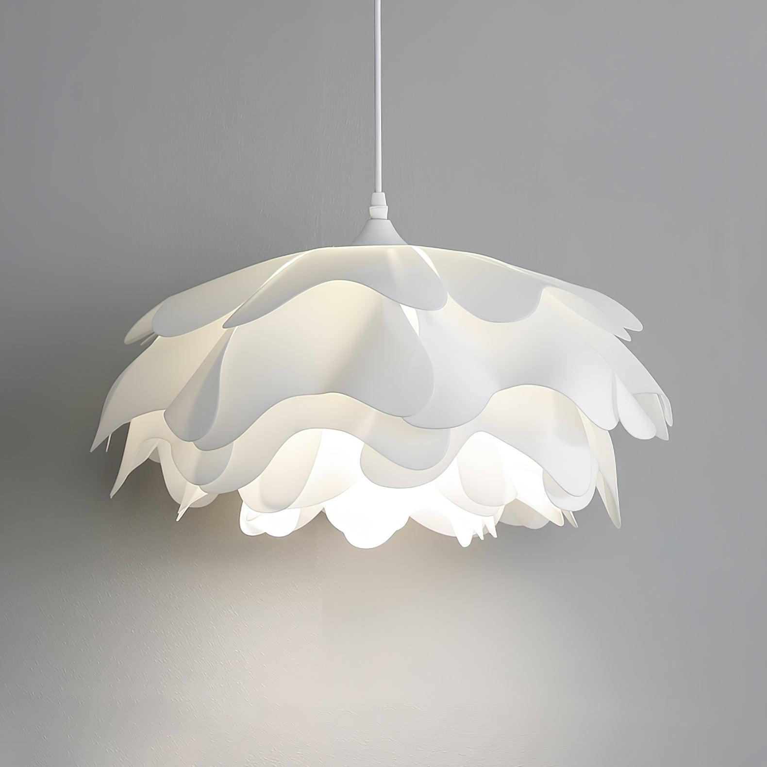 Flower Shaped White Pendant Lamp - Lamp Outdoor