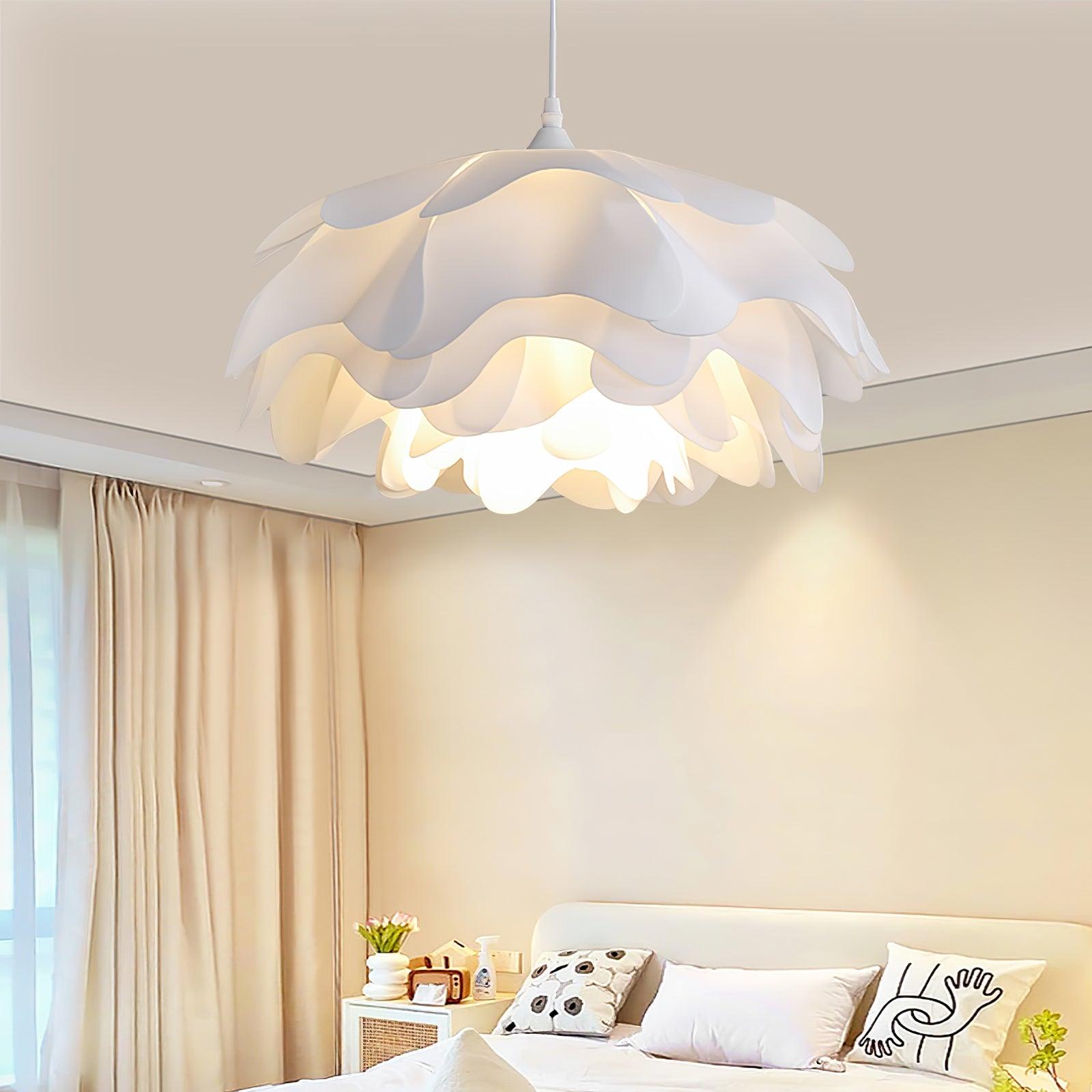 Flower Shaped White Pendant Lamp - Lamp Outdoor