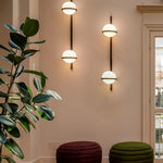 Creative Flowerpot Ball Waterproof LED Black Modern Outdoor Wall Light - Lamp Outdoor