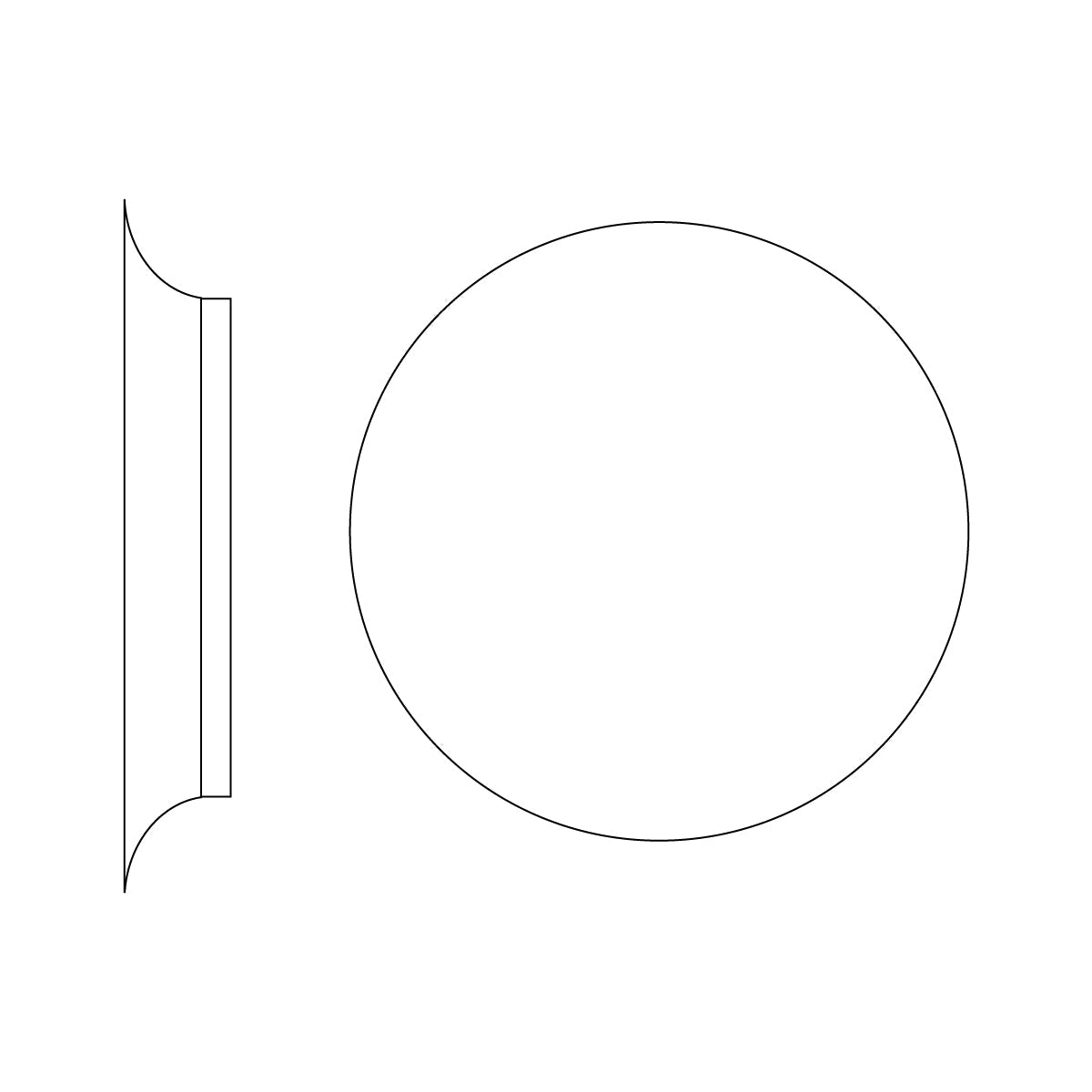 Geometric Disc Wall Lamp - Lamp Outdoor