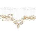 Lustra Chandelier Cascading Leaf Luxe - Lamp Outdoor