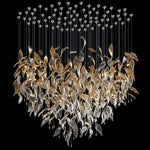 Lustra Chandelier Cascading Leaf Luxe - Lamp Outdoor