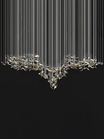 Lustra Chandelier Cascading Leaf Luxe - Lamp Outdoor
