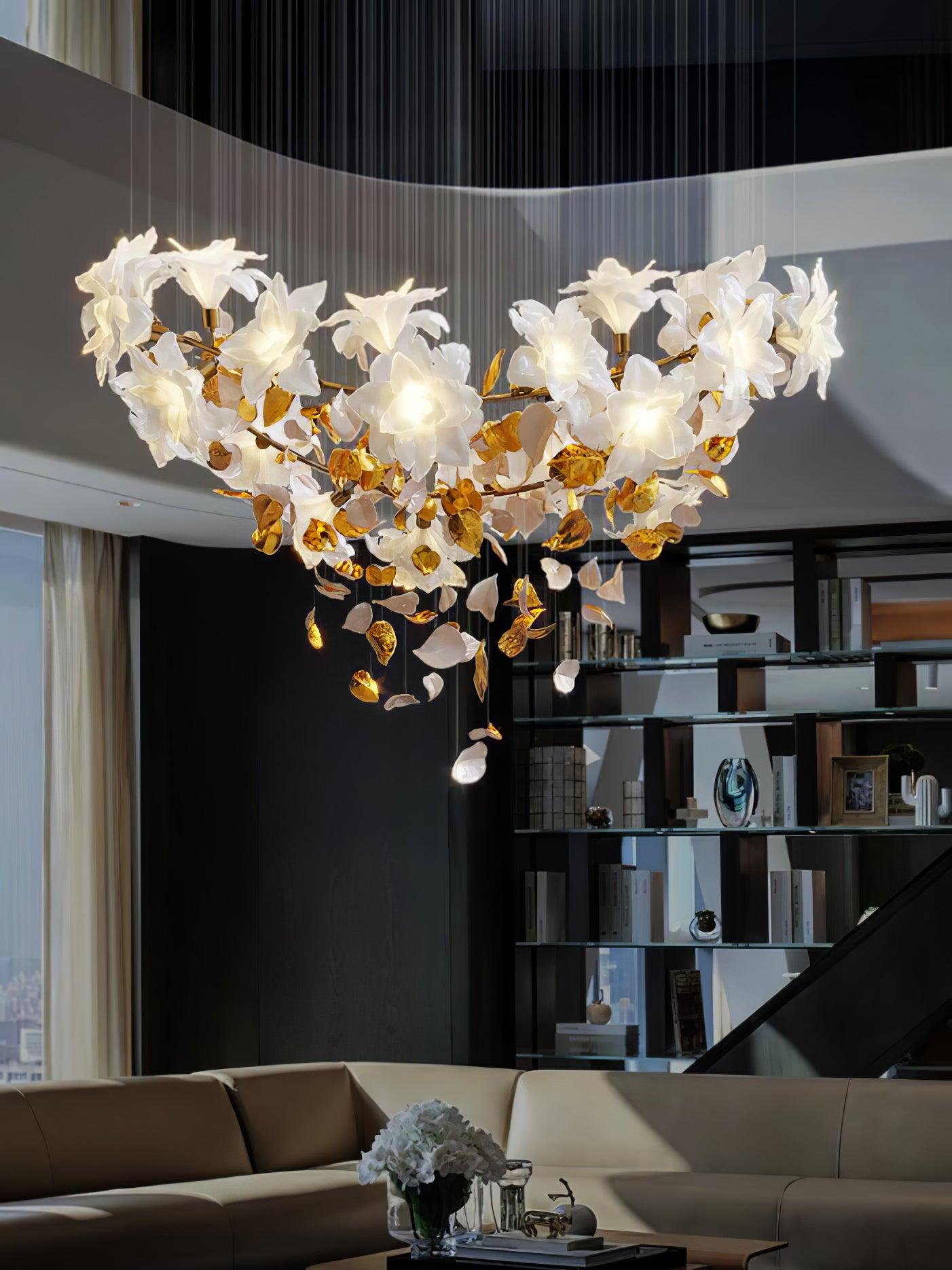 Flying Flowers Fluttering Chandelier - Lamp Outdoor