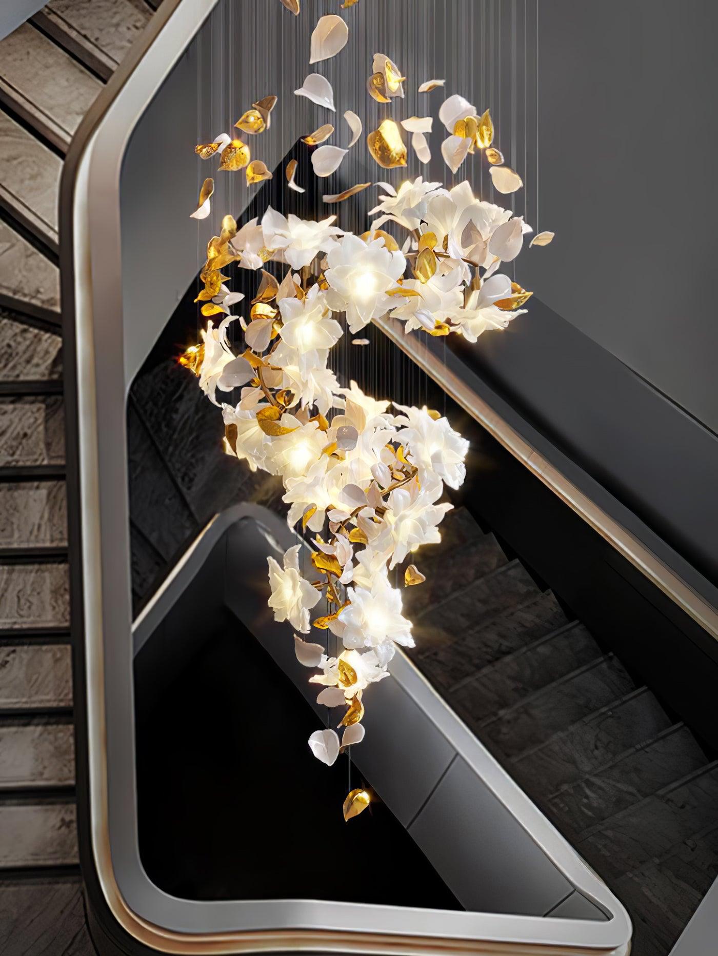 Flying Flowers Fluttering Chandelier - Lamp Outdoor